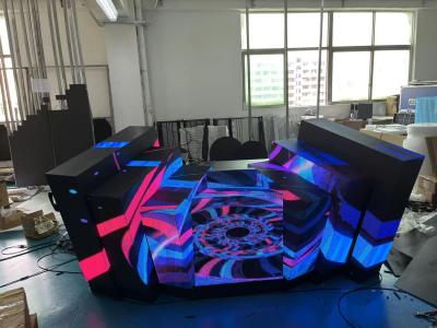 China Customized Special Shaped LED DJ Screen For High End Bar Stage And Night Lamp Background for sale