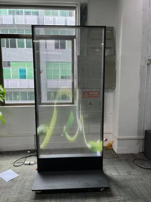 China Flexible Transparent LED Display Crystal LED Display For Interactive Advertising for sale