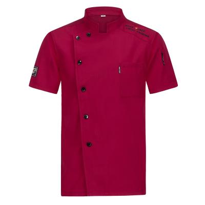 China restaurant & Cheap Bar Design Cook White Kitchen Men Italian Chef Uniform Jacket for sale