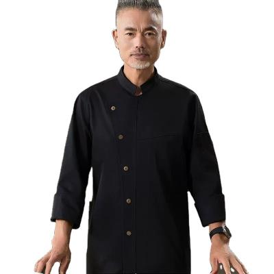 China restaurant & High Quality Uniform Executive Chef Coat Long Sleeves Executive Chef Jackets for sale