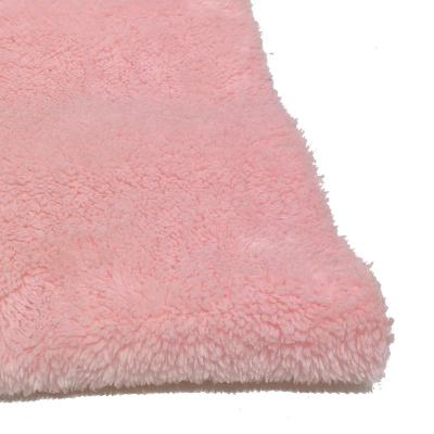 China 2021 Polyester Anti-Static Coral Fleece Hot Sale Polyester Coral Fleece Fabric for sale