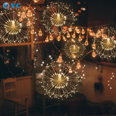 China Indoor Decoration Remote Control Wedding Party Indoor Copper Wire Led Bouquet Light for sale