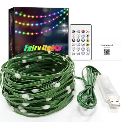 China High Quality LANDSCAPE USB 5V Fairy Lights 5M 10m Dream Color Led String Light For Decoration for sale