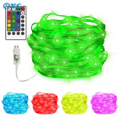 China Indoor/Semi-outdoor/Outdoor 5V USB Battery Power Copper Wire Led String Light for sale