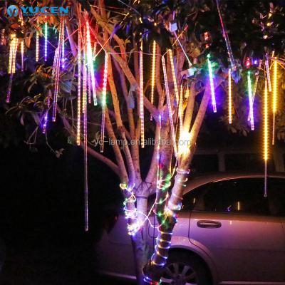 China Outdoor Festival Decoration 80cm LED Christmas White Shooting Star Led Lights For Trees Light for sale