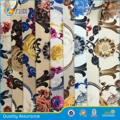 China Wholesale high quality super soft anti static bronzing printed fabric price for sale