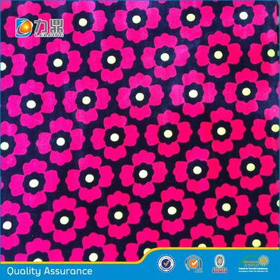 China Wholesale Anti-Static Polyester Spandex Velvet Printed Fabric for sale