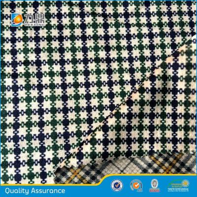 China Anti-static both sdie printed super soft velvet fabric for suit, apparel, garment, shirt, jaket, chaircover for sale