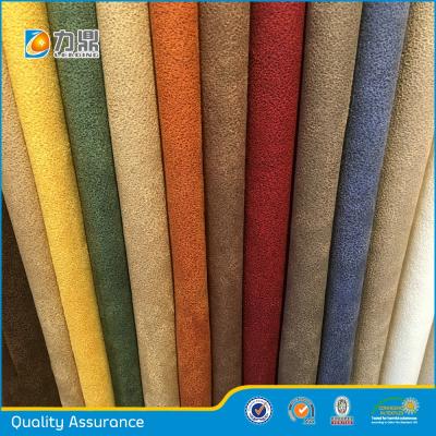 China Anti-Static Warp Suede Knitting Fabric For Covering Sofa Cushions for sale