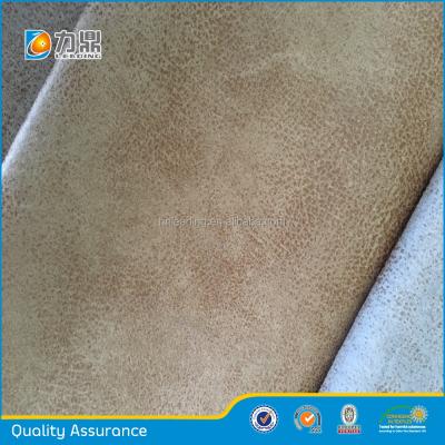 China 100% Anti-Static Polyester Tanned Suede Fabrics For Sofa Home Textile for sale