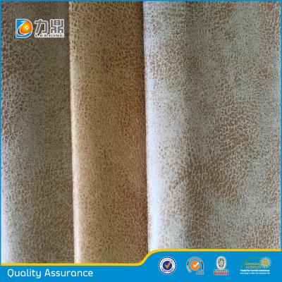 China Antistatic Wholesale High Quality Tan Suede Fabric For Sofa for sale