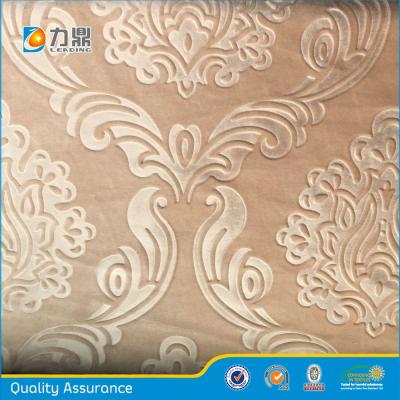 China Embossing Wide Width Curtain Upholstery Korea Velvet Fabric Anti - Static for sale