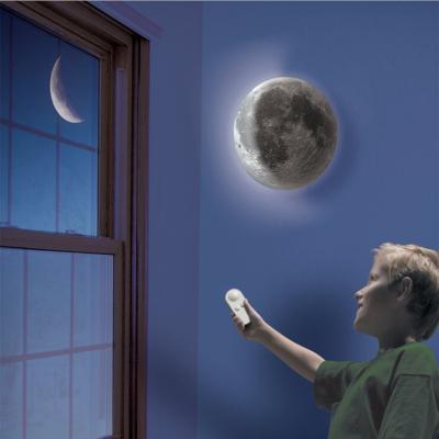 China 2020 New-designed Best Price CE Certificate Home Gift 3D Print LED Wall Moon Light with Moon Night Remote Control Relaxing Healing Lamp for sale