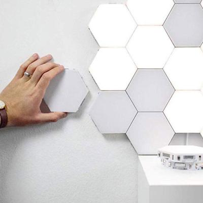 China New-designed CE certificate DIY LED Quantum wall lamp creative modular touch sensitive Quantum hexagonal lights for gift,DIY lovers for sale