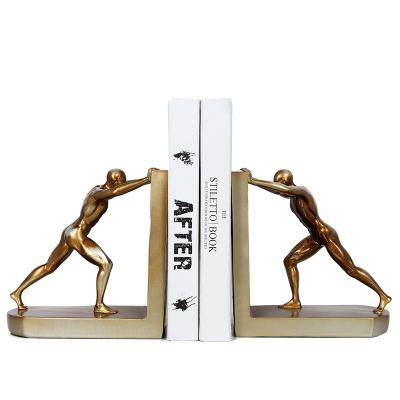 China Creative China Resin Opens Bookends Nordic Style Office Decoration Resin Home Decoration Study Ornaments for sale