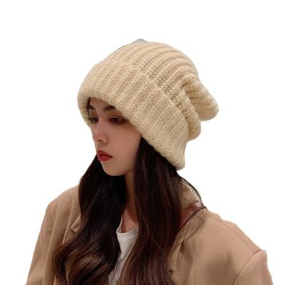 China breathable & Wholesale Korean Famous Brand Autumn And Winter Knitted Hat Waterproof For Women To Keep Warm Designer Hats for sale