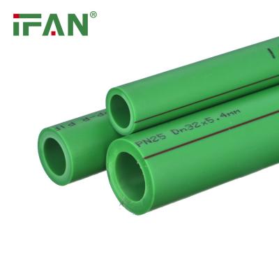 China For Hot Water Supply Ifan Factory Customized Color PPR Pipes Plumbing Fittings PN20 PN25 Hot Water PPR Pipe for sale