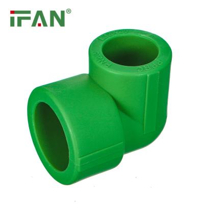 China IFAN Delivery IFAN Water Pipe Fittings High Quality PPR Materials 90 Degree Elbow PPR Fittings Water Pipe Fittings for sale