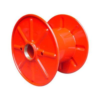 China Cable Reel 160 High Quality Punching Steel Winding Machine Used For Coiling Wire Iron Cable Reel 160 Mm Wire Rolls Wheels for sale