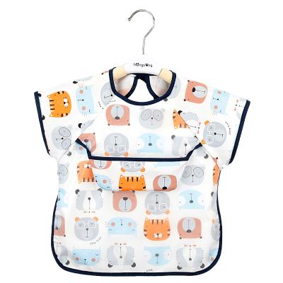 China Viable Portable Sleeveless Waterproof Baby Design Infant Unisex Aprons Mix Colors Waterproof Bib for sale