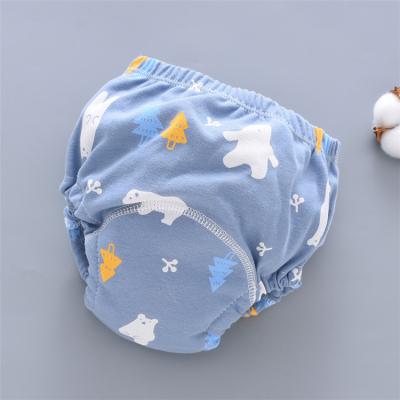 China Diaper Training Pants New Design Baby Diaper Baby Diapers / Cartoon Printed Baby Wash 6 Layers Gauze Diaper for sale