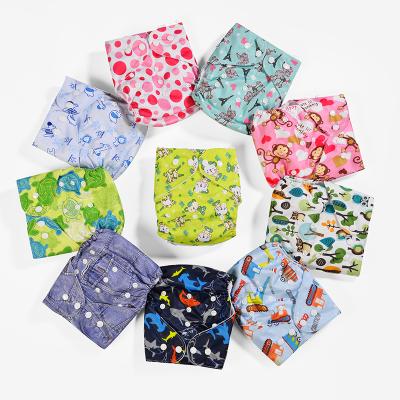 China Popular Aio Baby Cloth Diaper Printed Reusable Newborn Newborn Diaper Inserts Anime Cloth Nappies Diaper for sale