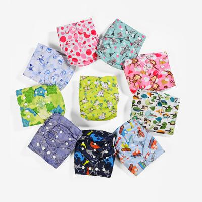 China Amazon Selling Lovely Print Baby Cloth Cloth Diaper Wholesale Printed Diaper Warm Baby Washable Reusable Eco-Friendly Diapers for sale