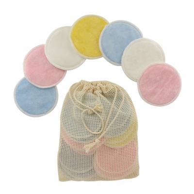 China Makeup Remover Ultra Soft Cotton Pad Cleansing Facial Makeup Remover Eye Tool Bamboo Organic Reusable Cotton Pads For Make Up for sale