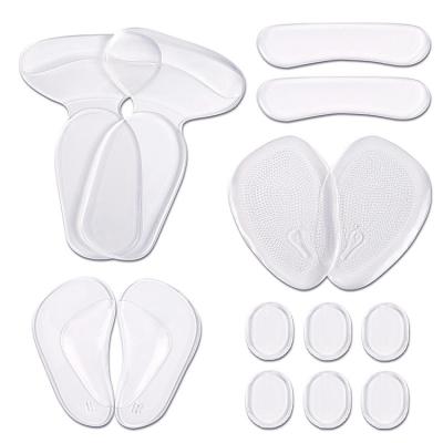 China Durable Wholesale High Heel Shoes Woman Porcelain Heel Pad Foot Care Pedicure Metatarsal Set for sale