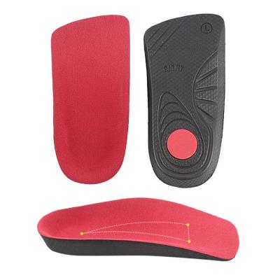 China Shock Absorption Anti Slip Shock Absorption Material Soft Flat EVA Foot Arch Support Insole for sale