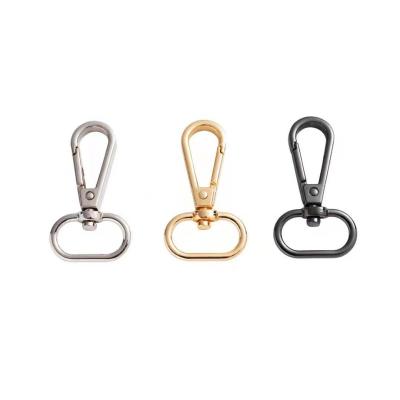 China Shiny Silver Plated Iron Water Drop Clasp Metal Key Chain Lobster Claw Swivel Clasp For Keychain for sale