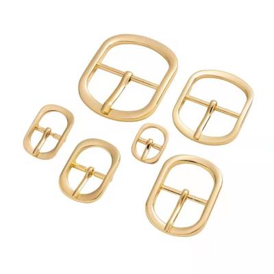 China New Antique Style Iron Field Handbag Buckle Iron Alloy Metal Die-Casting Gold Belt Buckle for sale