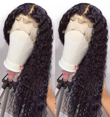 China Kinky Curl Customized SHADY Natural Curly Virgin Hair Wigs, Hair Lace Frontal Wig With Baby Hair For Black Women for sale