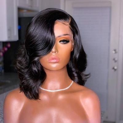 China Body Wave Cutsomised 4*4 Closure Wig Body Wave Virgin Hair Lace Wig With Preplucked for sale