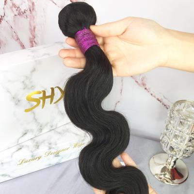 China Wholesale Loose Wave Color SHY Natural Black Water Wave For Women Color Bundles With Baby Hair In Stock 10-36inch for sale