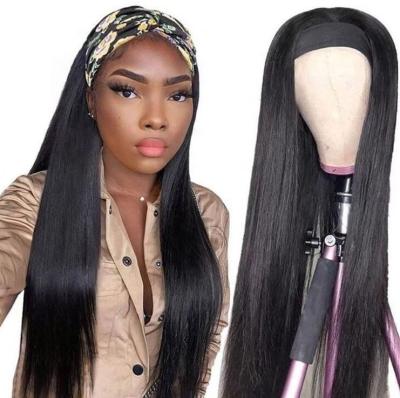 China Straight SHY headband non lace up hair band with wig easy to wear head band wigs for black women beautiful bobby pin and hair circle for sale