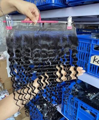 China Hot Selling 4*4 5x5 HD Lace Closure Wigs 100 Straight Swiss Virgin Hair Headband Lace HD 13*4 And 13*6 With Baby Hairs for sale