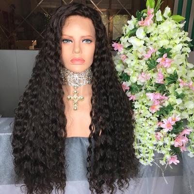 China Hot Selling Products Long Curl Hair 150% New Brown Color Curly Hair Wigs Water 26 Inch Luxe Curly Wig For Model for sale