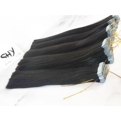 China 24 Inch SHY Russian Straight Remy Hair Extension Adhesive Tape for sale