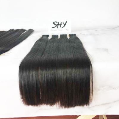 China 4*1cm Pulled Hair Tape Good Quality Straight Double Ended Invisible Hair Tape In Extensions Cuticle Aligned Weft for sale