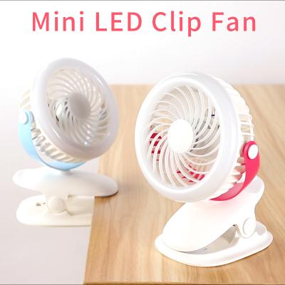 China Mini Size Portable Operated Stroller Portable Quiet Battery Charging USB Rechargeable Clip Table Fan for sale