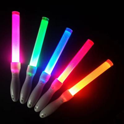 China DMX Novelty Glow Remote Control Items Noise Maker Toy Led Flashing Stick Light Fan Led Handlap Event And Party Supplies for sale