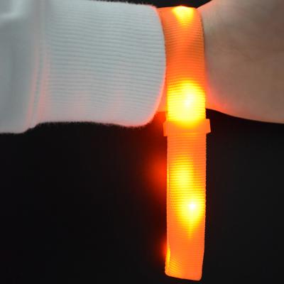 China Programmable LED Flashing RGB Remote Control Wristband Led Wristband DMX Remote Controlled Wristband Wedding Favors for sale