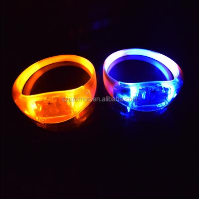 China Party/Event Silicone Concert Party Sound Activated Flashing Light Up Led Bracelet Wristband Wristband Maker Wedding Favors for sale