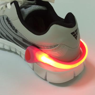 China Firm On Night Safety Outdoor Sport LED Shoe Clip Light For Working Cycling for sale