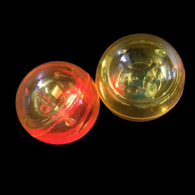 China Promotional High Quality Toy Kids Toy 60MM Rubber Light Up Led Flashing Bouncing Ball With Led Lights for sale