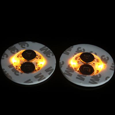 China Bottle On/Off Sticker Switch Decoration 6*0.3cm EVA Foam LED New Design Wedding LED Eva Light Coaster for sale