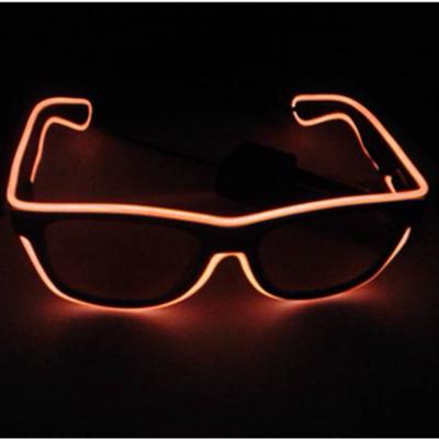 China Concert Halloween Gift LED Glass EL Wire Flashing Glasses Wedding Decoration for sale