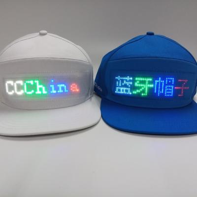 China New Hot Sales JOINT Bluetooth Led Message Sports Hat Cap Program With App For Party Favor Event Gift for sale