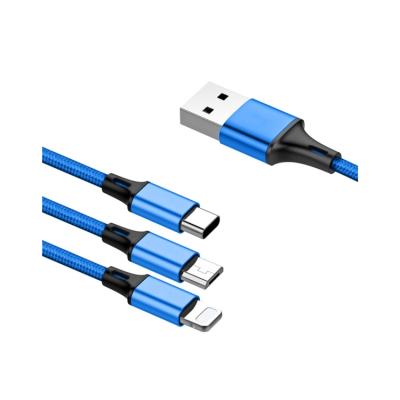 China Hot Selling Usb Cable Data USB Charger Young/Old Android Multi Type 3 Connector In 1 Data Cable for sale